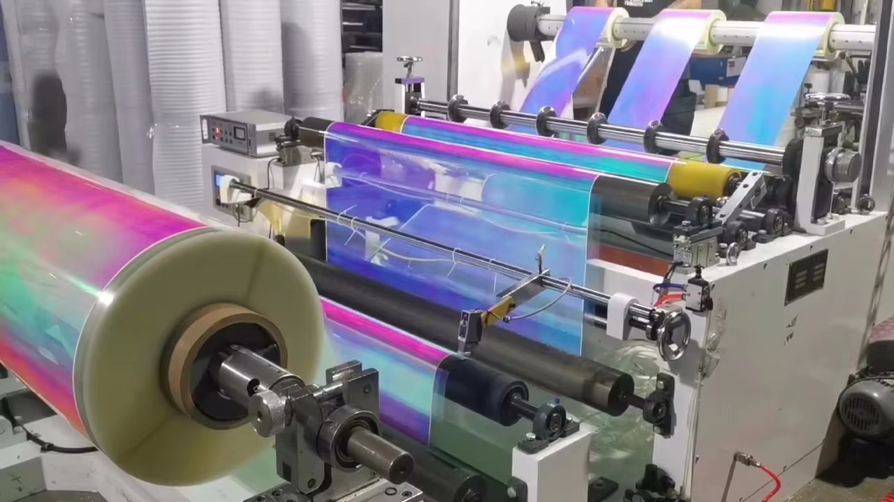 Self-adhesive photoluminescent vinyl cutting